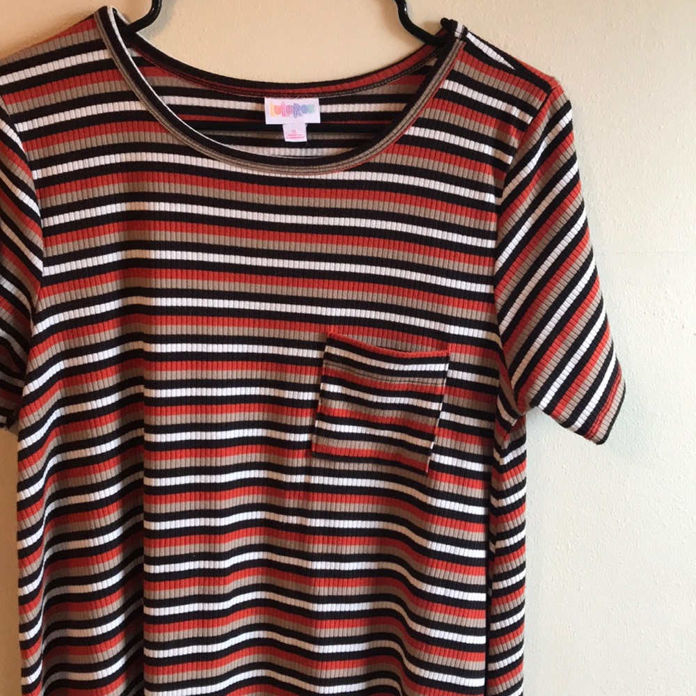 LulaRoe Striped Carly Dress, size S